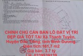 CHÍNH CHỦ CẦN BÁN LÔ ĐẤT VỊ TRÍ ĐẸP GIÁ TỐT TẠI Dầu Tiếng, Bình Dương .LH 0339539139